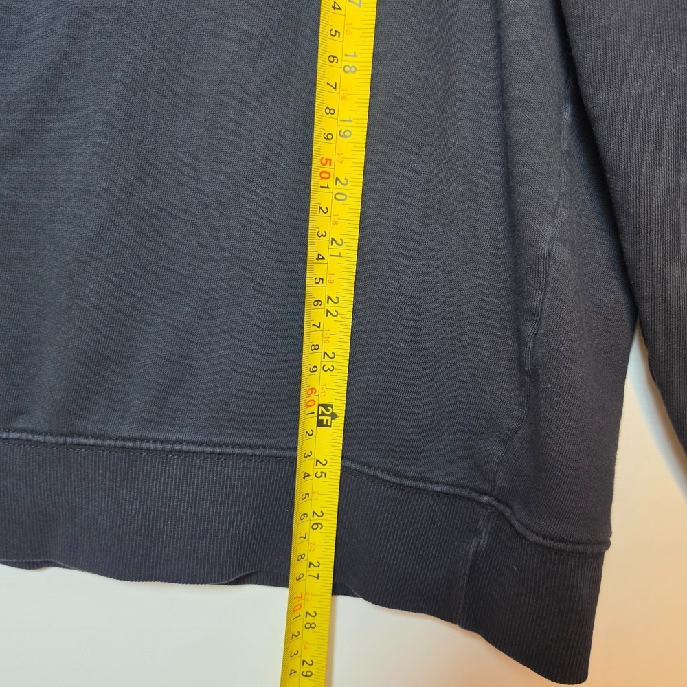 H&M Loose Fit Crewneck Sweatshirt Solid Black Size Medium - Picture 5 of 10